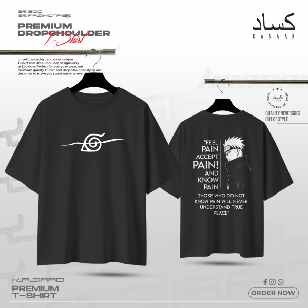 Naruto Pain "Understand Peace" Premium Drop Shoulder