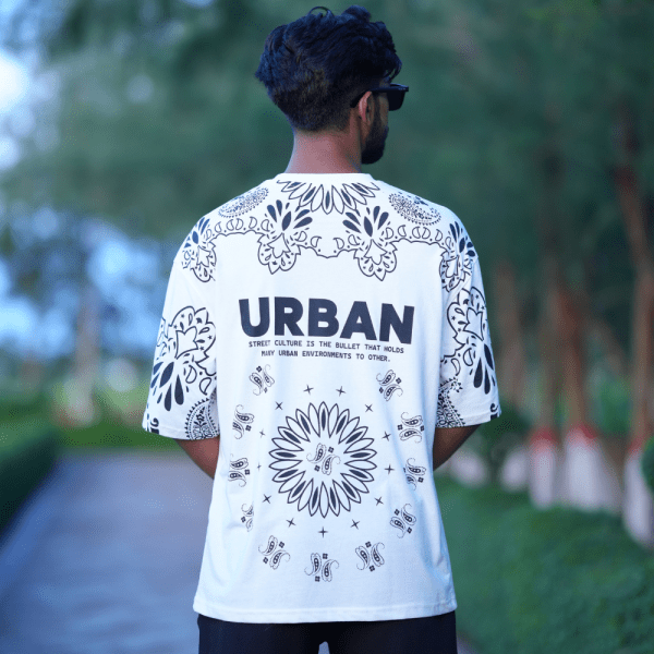 "Urban" Paisley Print Oversized Streetwear