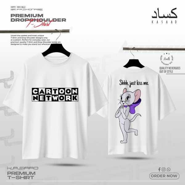 Cartoon Network "Just Kiss Me" Nostalgic Streetwear