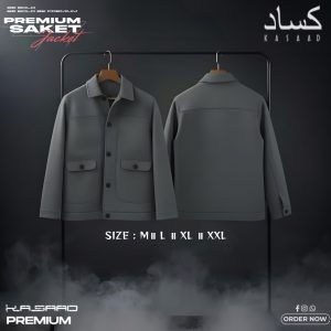 European Utility Style Jacket | Soft Brushed Fleeced