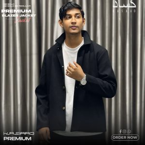 Soft Brushed Fleeced Blazer Jacket for Men | Shacket Style