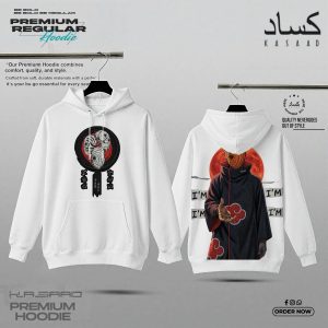 Obito Uchiha 'I'm Nobody' Akatsuki Tobi & The Red Moon Edition Premium Hoodie